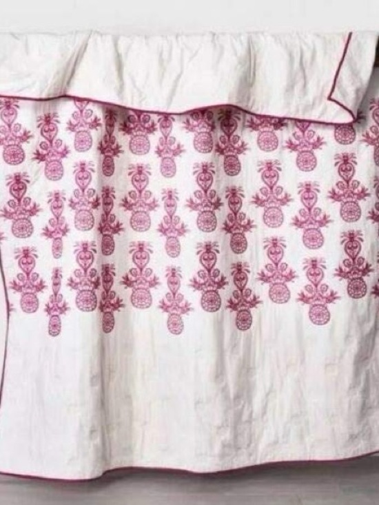 Opalhouse Other - NWOT 100% Cotton (batting too!) SO SOFT double sided embroidered King size Quilt